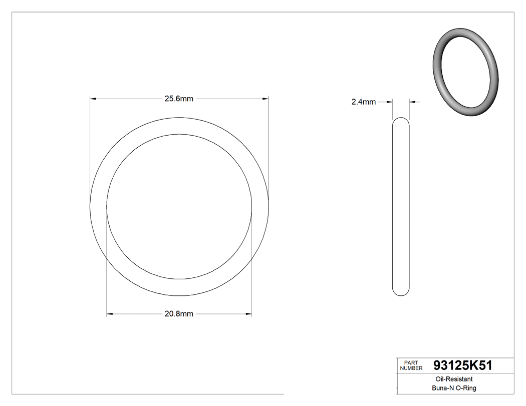 Technical drawing - 93125K51